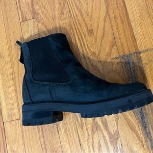 Black Timberland Boots, Size 8.